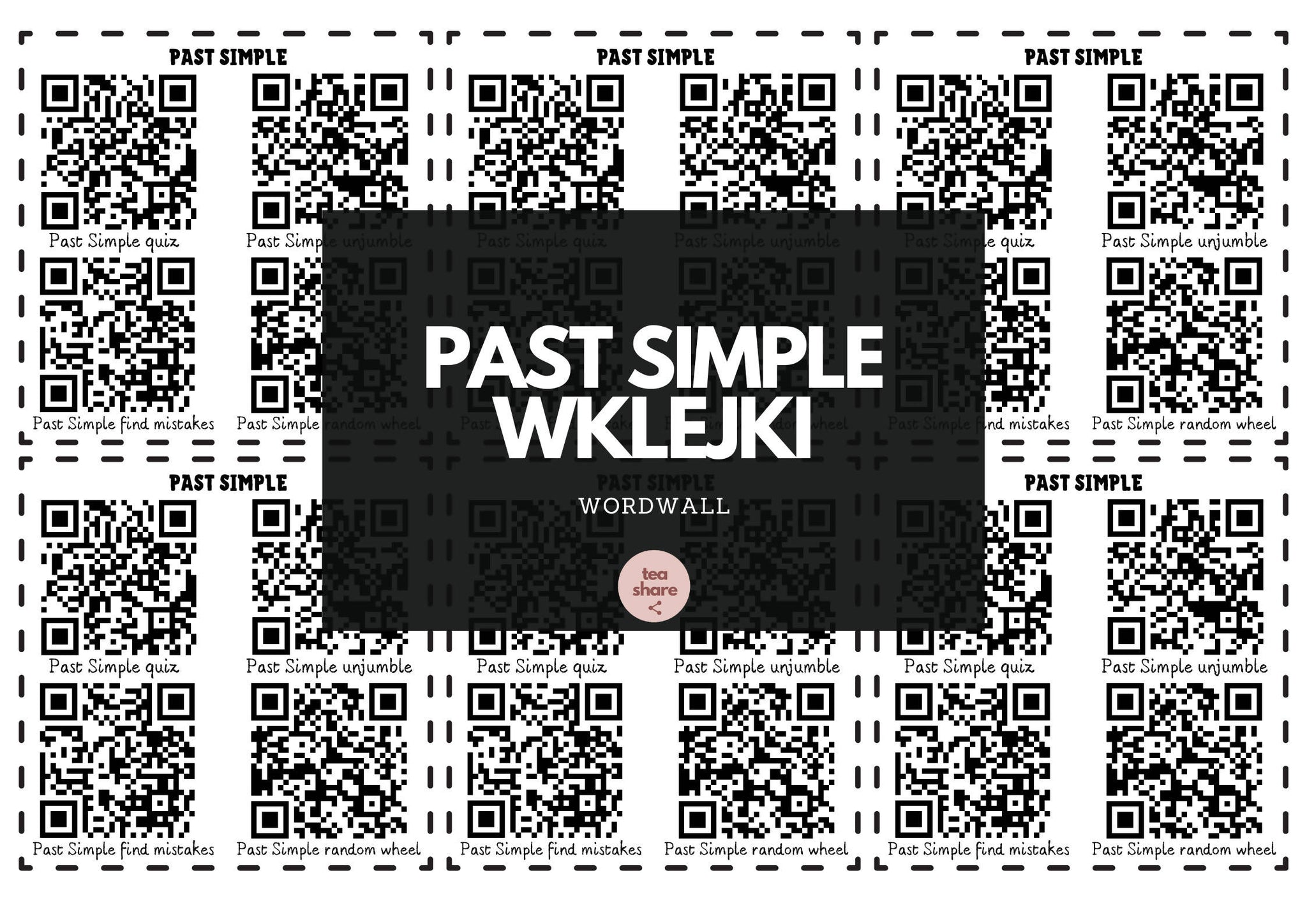 Past Simple - wklejki wordwall